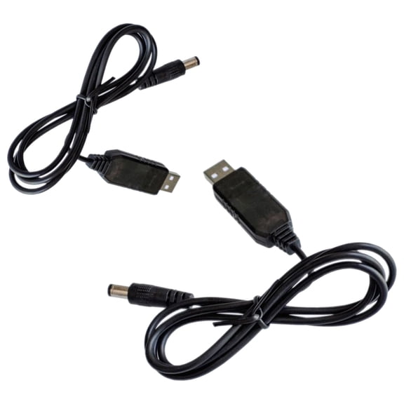 9V DC5.5x2.1mm Output USB Step Up Power Adapter Cable for Monitoring Equipment