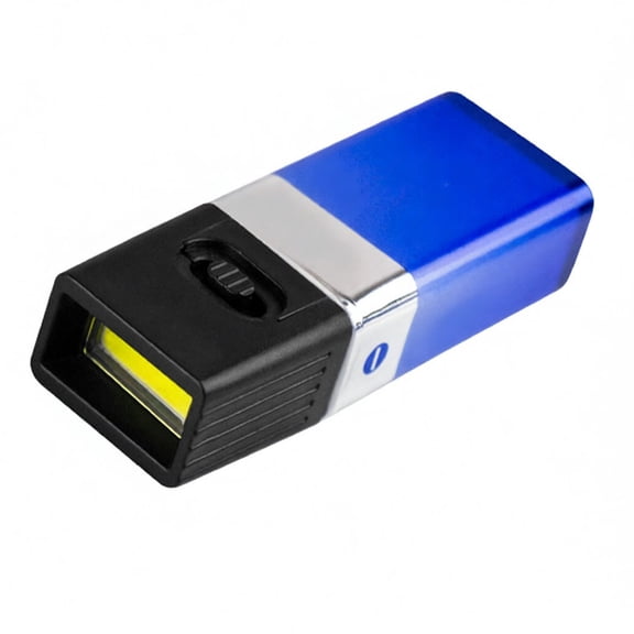 9V Mini COB LED Flashlight, 6F22 Battery Powered High Brightness Handheld Torch Portable Outdoor Camping Emergency Lamp