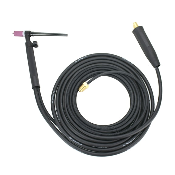 9V Series - 125 Amp - Air Cooled - TIG Torch with Valve - 12.5 feet 2-Piece Cable - LC40 Connector
