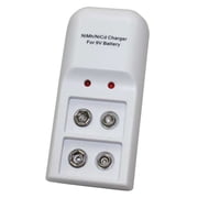 9V Battery Charger, 2 Bay, 9 volt - 1 ea