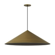 9W 1 Led Pendant-9 inches Tall and 29.5 inches Wide-Antique Brass Finish Bailey Street Home 174-Bel-4965045