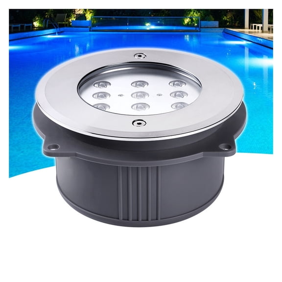 9W , 18W High Temperature Resistant Civil Swimming Pool Lights Pre-embedded Recessed Lights GRB Colorful Remote Control Underwater LED Hot Spring Lights ,High Efficiency