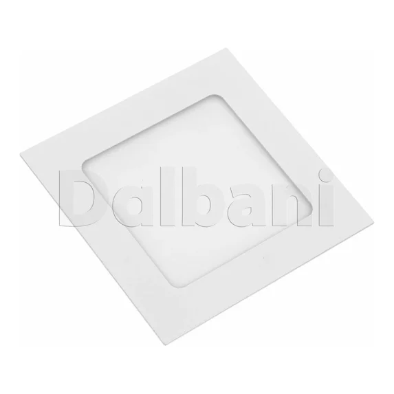 9W Led 6000K Recessed Square Down Ceiling Panel Light For Home Office Business