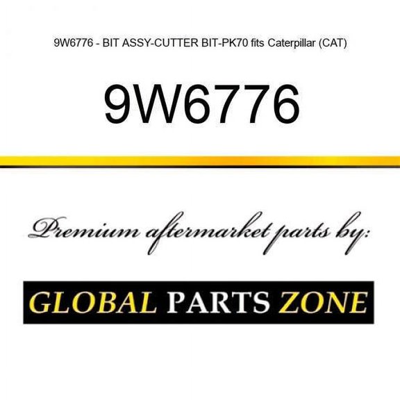9W6776 - BIT ASSY-CUTTER BIT-PK70 fits Caterpillar (CAT)