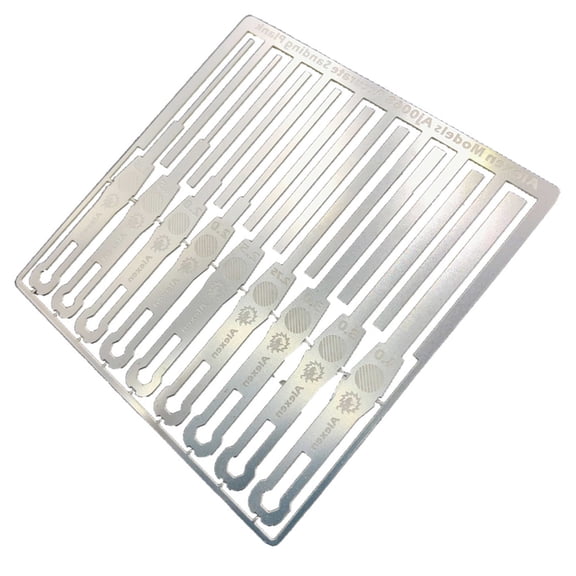 9X Mini Stainless Steel Detail Grinding Stick Model Building Tools for Gundam Handheld Decoration