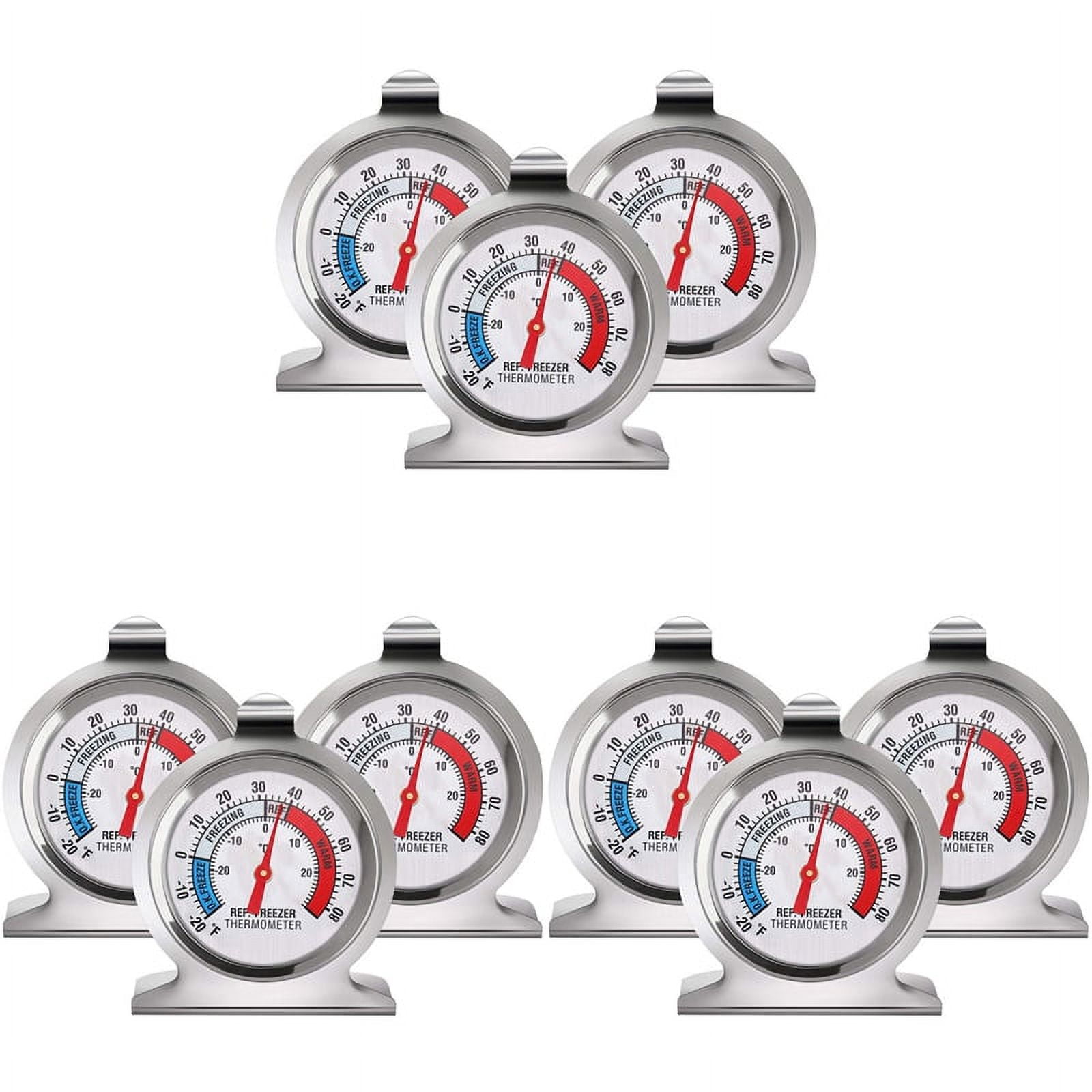 9X Refrigerator Freezer Thermometer Series Large Dial Thermometer