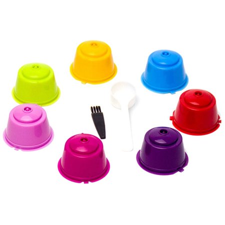 9X/Set Refillable/Reusable Coffee Capsule Pods Cups for Dolce Gusto MacALUKAWA