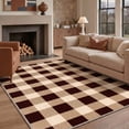 thumbnail image 1 of 9X12 Area Rugs Machine Washable Rugs for Living Room, Non Slip Throw Rug with Rubber Backing, Rug for Entryway、Bedroom、Kitchen、Floor and Dining Room, 1 of 6