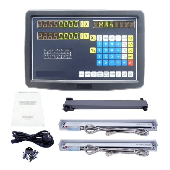 9X36 42 49" 2 Axis Digital Readout With High Precision Linear Scale / Linear Encoder/ Linear Ruler For Milling Lathe Machine