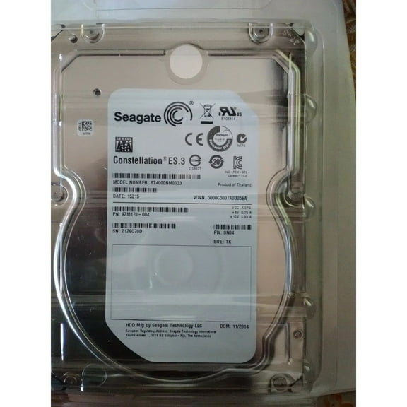 9ZM170-004 Seagate Constellation 4TB 7200RPM SATA 6.0GB/s FW:SN04 Hard Drive 763649030004