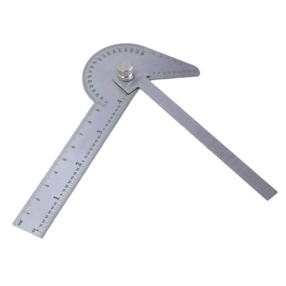 9cm 4 Inch Multipurpose Protractor Steel Protractor with Clear Scale for Accurate Measurements and Multifunction Angles Need