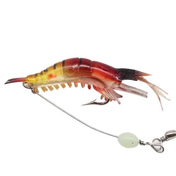 9cm Shrimp-Inspired Soft Lure for Realistic Swimming Action in Freshwater and Saltwater