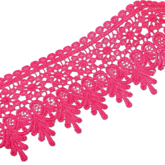 9cm Wide Lace Trim For Wedding Dress Embellishment, DIY Sewing And Craft Packaging Decor, Fabric Ribbon Border (Multicolor ,91*9CM)