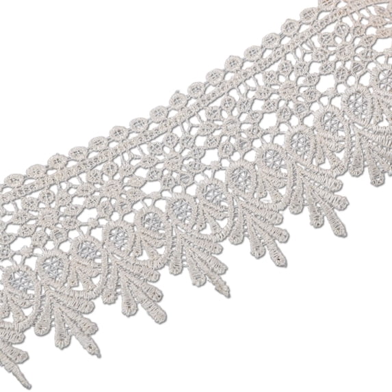 9cm Wide Lace Trim For Wedding Dress Embellishment, DIY Sewing And Craft Packaging Decor, Fabric Ribbon Border (Multicolor ,91*9CM)