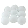 thumbnail image 1 of 9ct Clear Frosted Matte Christmas Glass Ball Ornaments 2.5" (65mm), 1 of 2