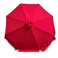 thumbnail image 1 of 9ft 8 Ribs Replacement Umbrella Canopy w/Fringed Valance in Red (Canopy Only), 1 of 3