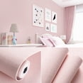 thumbnail image 1 of 9ft Fabric Gray Wallpaper Faux Grasscloth Grey Peel and Stick Wallpaper Self-Adhesive Wallpaper Linen Removable Wallpaper Cabinets Counter Top Liners, 1 of 8