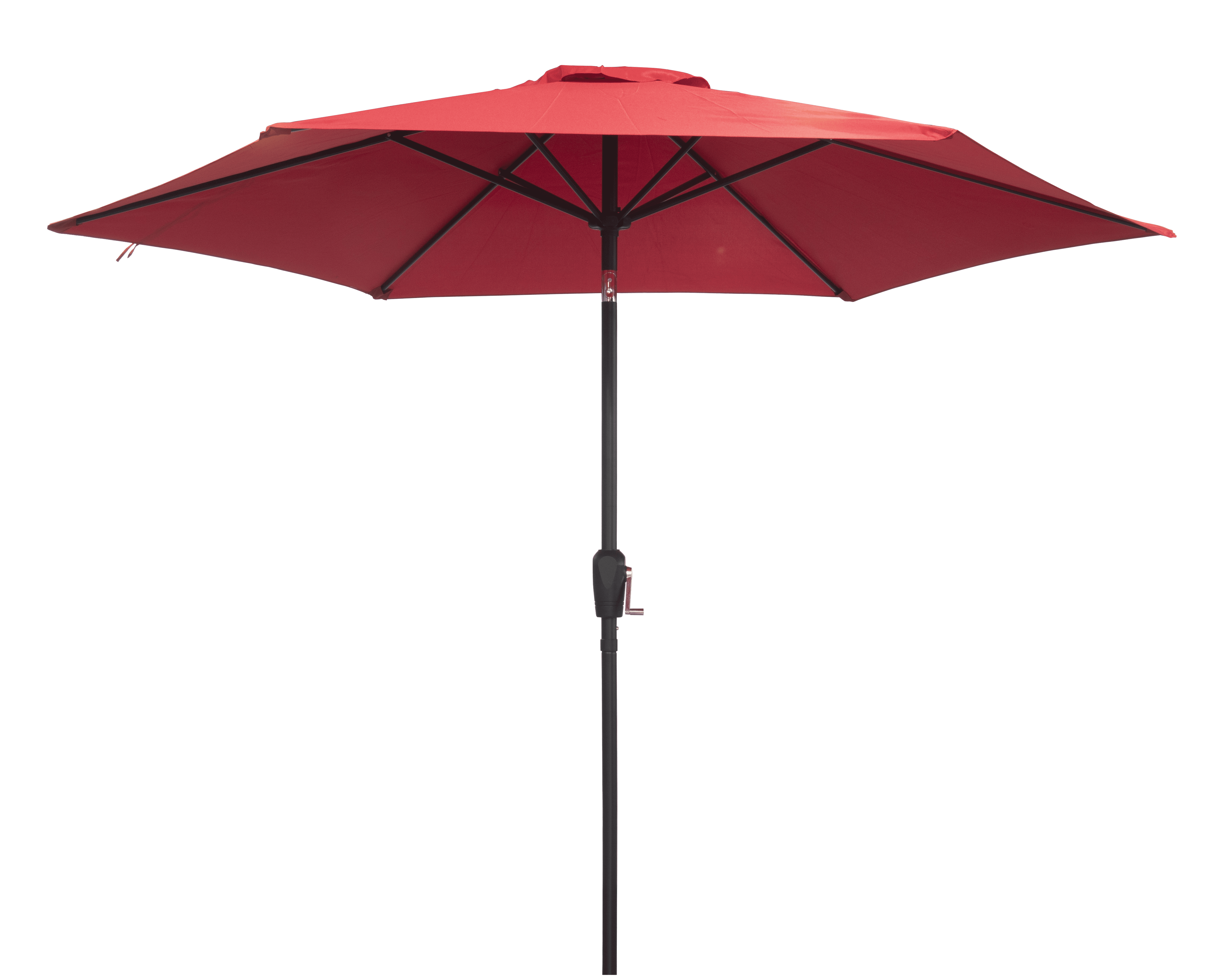 9ft Outdoor Patio Umbrella Patio Market Aluminium Tilt W/ Crank Outdoor