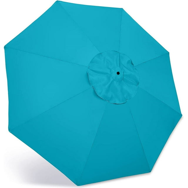 9ft Patio Market Table Outdoor Umbrella Replacement Canopy Cover (Canopy Only)