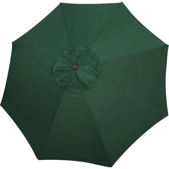 9ft Patio Umbrella Replacement Canopy, Market Umbrella Top, Outdoor Table Umbrella Canopy for 8 Ribs, Canopy Only