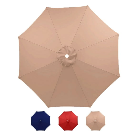 Jorohiker 9ft Patio Umbrella Replacement Canopy Only, Outdoor Table Market Yard Umbrella Top for Outdoor Canopy with 8 Ribs