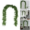 thumbnail image 1 of 9ft Realistic Norfolk Pine Christmas Garland with Pine Cones - Artificial Greenery for Indoor Outdoor Mantle, Wall, Porch, and Holiday Home Decor, 1 of 6