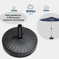 9ft Solar Patio Umbrella, with 8 LED Light Strips And 8 Ribs, Outdoor Market Table Umbrella with Crank And Push Button Tilt, for Garden, Deck, Backyard And Pool