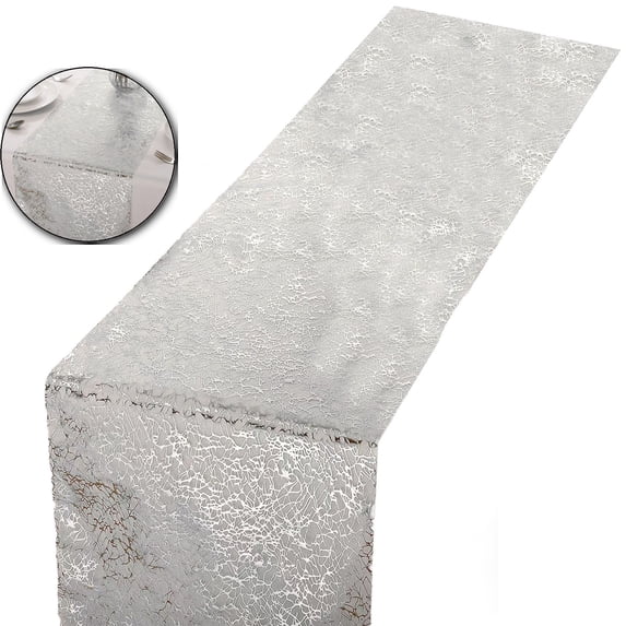 9ft Table Runners, Shiny Sequin Table Runner for Party Birthday Wedding Holiday Banquet, 11 x 108 inches, Elegant Rectangle Round Table Centerpieces
