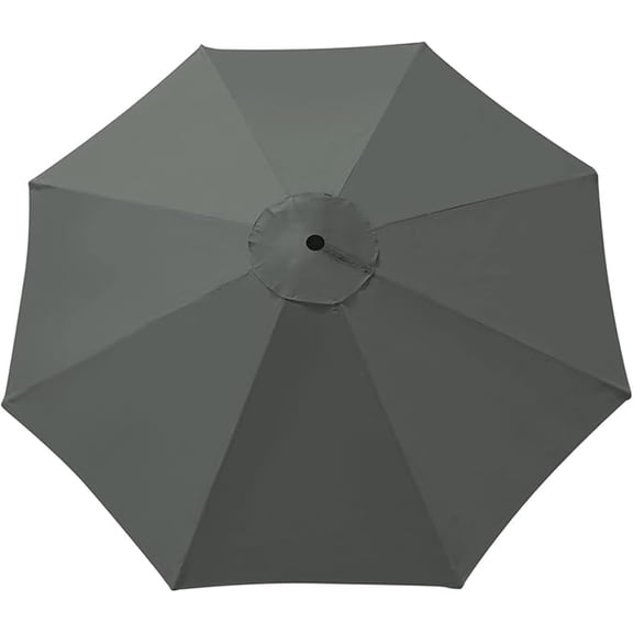 9ft Umbrella Top Cover Only Canopy 8rib Patio Replacement Canopy Outdoor (Canopy Only)