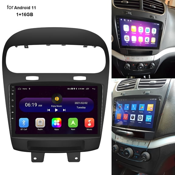 9in Android 13 Car Stereo Radio GPS Navigation Head Unit 2+32G for Journey 2012-2020 Support Wireless Carplay Android Auto Bluetooth WiFi FM/RDS SWC