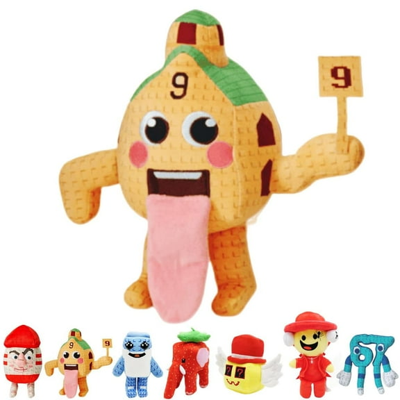 9in Steal a Brainrot Plush Figure Toys Stuffed Animals Plushies Collectible Doll Gift for Game Fans Adults Teen (Esok Sekolah)