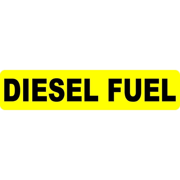 9in x 2in Diesel Fuel Magnet Magnetic Safety Sign Magnets Signs