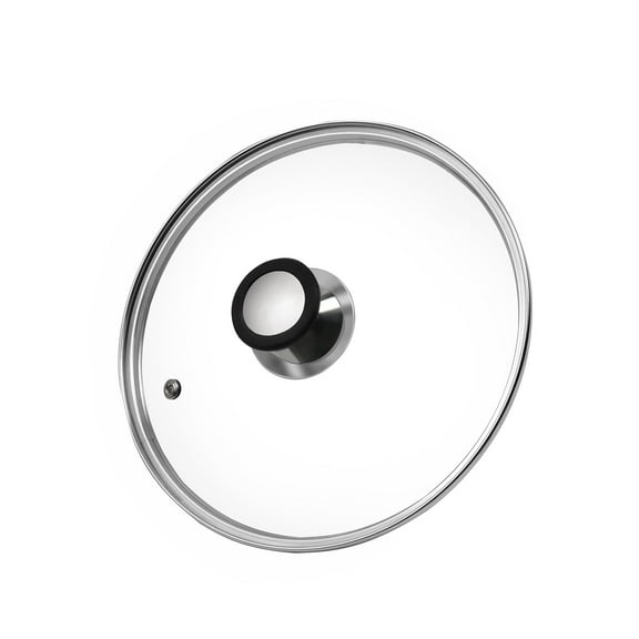 9inch /23cm Clear Glass Pot Lid with Handle - Replacement Lid for Pots, Pans, Skillets
