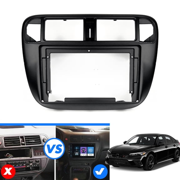 9inch For Honda Civic EJ/EK/EM 1995-2001 LHD Radio Stereo Dash Fascia Frame Trim