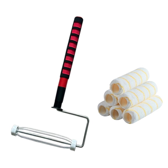 9inch Paint Roller Frame Adjustable Telescopic Handle Ergonomic Grip for Concrete Driveway
