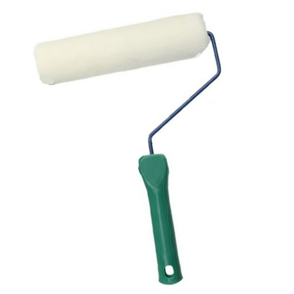 9inch Textured Microfiber Roller 12/7mm Fluff Fiber Roller For Precise Latex Paint Distribution On Wall