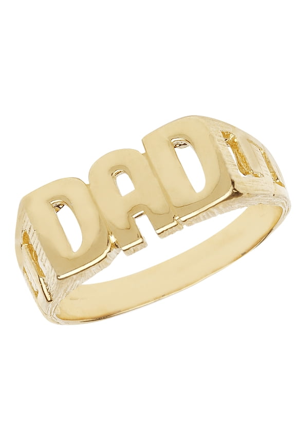 9k Gold Men Dad Ring