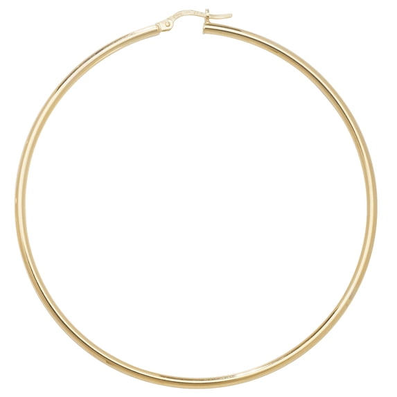 9k Gold Women Hoop Earrings - 60mm*60mm