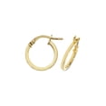 thumbnail image 1 of 9k Gold Women Hoop Earrings - 8mm, 1 of 1