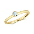 thumbnail image 1 of 9k Gold Women Ring with Aquamarine, 1 of 1