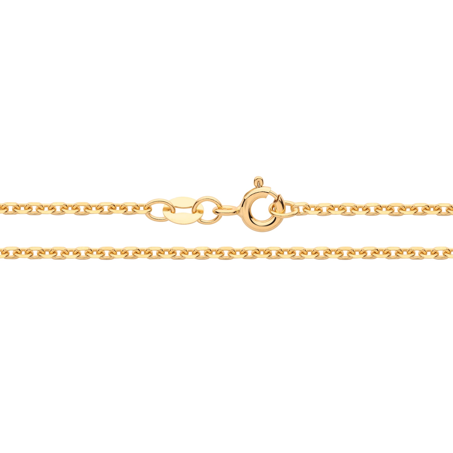 Woman's Rolo Chain 9k Gold Women Rolo Chain - 18 inch - Walmart.com