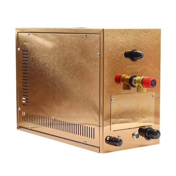 9kw Automatic Stainless Steel Steam Generator, Automatic Descaling Sauna Room Steam Bath Machine For Spa Room Digital Controller ,Easy to Operate