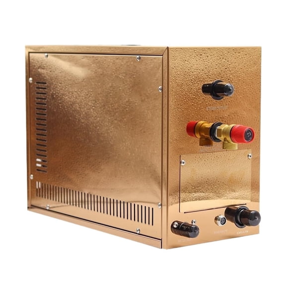 9kw Automatic Stainless Steel Steam Generator, Automatic Descaling Sauna Room Steam Bath Machine For Spa Room Digital Controller