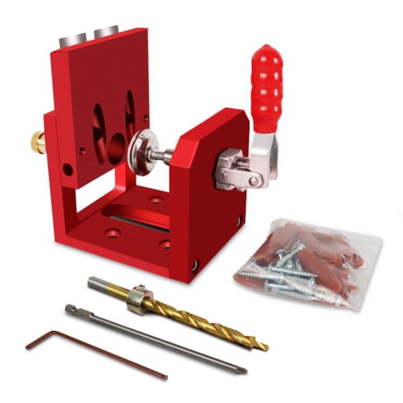 9mm/0.35In Drill Bits Screwdriver Woodworking Puncher, Oblique Hole Punching Locator Punching Aids