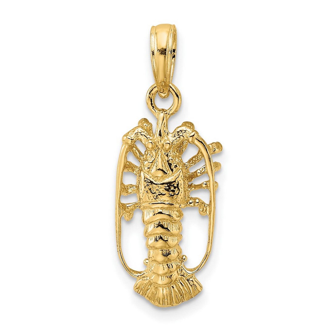 Lobster Charm Necklace - Gold Plated main image 1