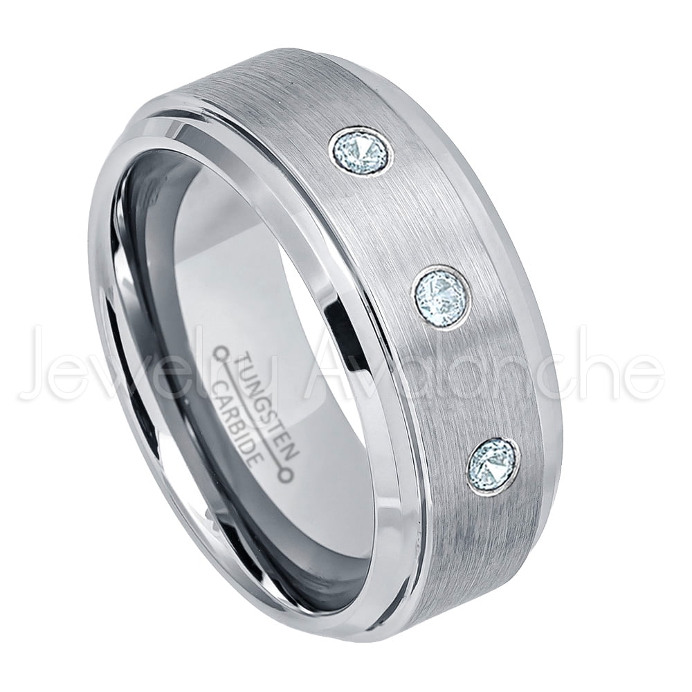9mm-Brushed-Men-s-Tungsten-Ring-0-21ctw-