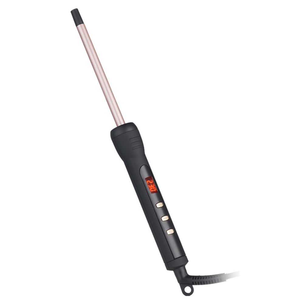 9mm LCD Curling Iron Ceramic Curling Wand Thin Hair Curler Tools