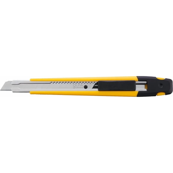 9mm Slide Lock Utility Knife (A-1) - Multi-Purpose Retractable Precision Knife w/ Snap-Off Blade, Replacement Blades: Any 9mm Blade