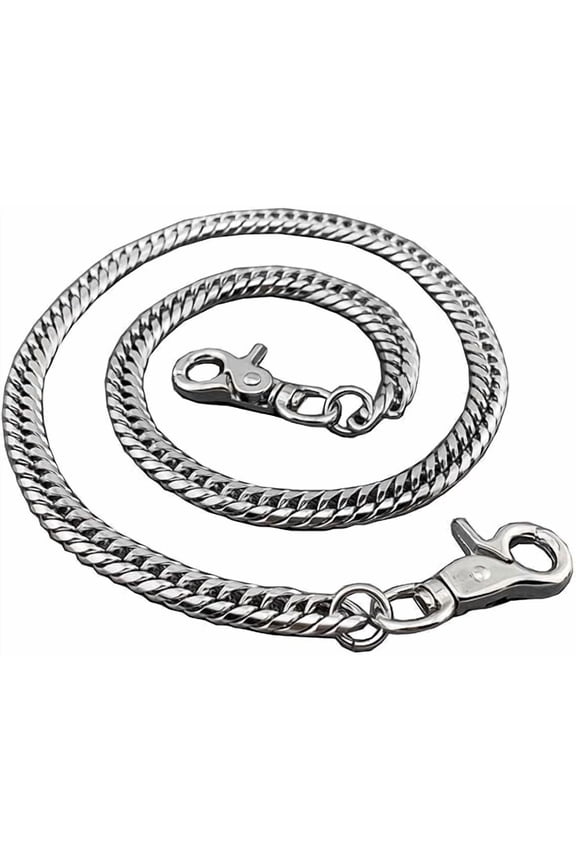 9mm Stainless Steel Biker Wallet Chain Curb Punk Metal Pants Key chain