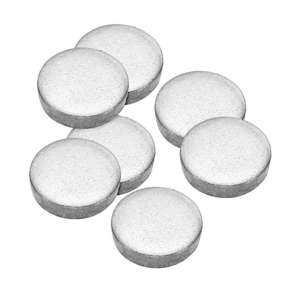 9mm Steel Disc, 50Pcs Metal Stamping Blanks Tags Circle Round Metal Plate Strike for Laser Engraving Stamping